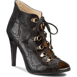 Buty zimowe damskie: Botki NEŚCIOR – 087-G Czarny Z12