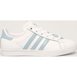 Adidas Originals - Buty Coast Star. Białe buty sportowe damskie adidas Originals, bez wzorów, ze skóry, sportowe. W wyprzedaży za 249,90 zł.