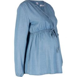 Tunika dżinsowa ciążowa bonprix jasnoniebieski. Niebieskie tuniki damskie bonprix. Za 79,99 zł.