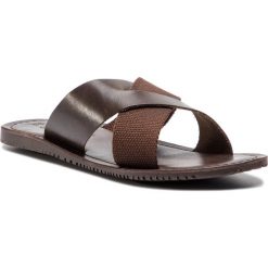 Klapki GINO ROSSI - Wular ML2763-TWO-BGTK-3333-X 88/88. Pomarańczowe klapki męskie Gino Rossi, bez wzorów, ze skóry. W wyprzedaży za 129,00 zł.