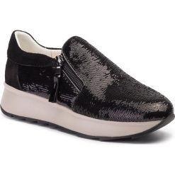 Sneakersy GEOX - D Gendry A D925TA 0AT22 C9999 Black. Czarne sneakersy damskie Geox, ze skóry. W wyprzedaży za 259,00 zł.