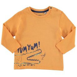 T-shirty chłopięce z długim rękawem: Koszulka w kolorze pomarańczowym