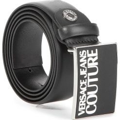 Pasek Męski VERSACE JEANS COUTURE - D8YUBF34 71322 899. Czarne paski męskie Versace Jeans Couture, w paski, z jeansu. Za 419,00 zł.