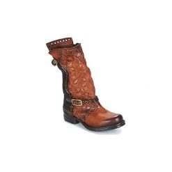 Kozaki Airstep / A.S.98 SAINT EC BUCKLE. Pomarańczowe kozaki damskie marki Airstep / A.S.98, bez obcasa, bez zapięcia. Za 951,20 zł.