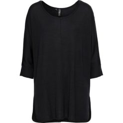 Swetry oversize damskie: Sweter dzianinowy bonprix czarny