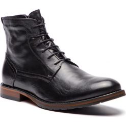 Kozaki KAZAR - Severino 33692-01-00 Black. Czarne glany męskie Kazar, ze skóry, na zamek. Za 569,00 zł.