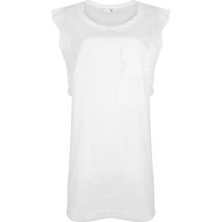 Twinset Bluzka. Bluzki damskie Twin Set, bez wzorów, z tkaniny, z okrągłym kołnierzem, bez rękawów. Za 249,00 zł.