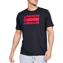 Under Armour Team Issue Wordmark SS Tee 1329582-003 t-shirt męskie czarne XL. Czarne t-shirty męskie Under Armour, xl, bez wzorów, z bawełny, bez kołnierzyka, długie. W wyprzedaży za 89,99 zł.