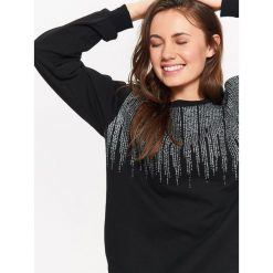 Bluzy damskie: BLUZA NIEROZPINANA DAMSKA Z NADRUKIEM