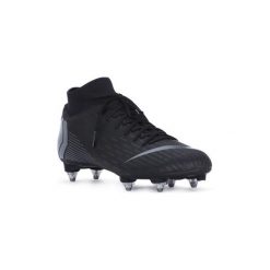 Buty do piłki nożnej Nike SUPERFLY 6 ACADEMY SG. Czarne halówki męskie marki Adidas, ze skóry, do piłki nożnej. Za 376,98 zł.