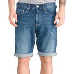 Calvin Klein Szorty Niebieski. Niebieskie spodenki i szorty męskie Calvin Klein, bez wzorów, z elastanu. Za 326,95 zł.