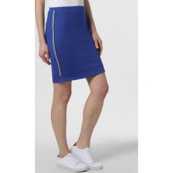 Marc Cain Collections - Spódnica damska, niebieski. Niebieskie spódniczki damskie Marc Cain Collections, bez wzorów, z dżerseju, sportowe, sportowe. Za 639,95 zł.