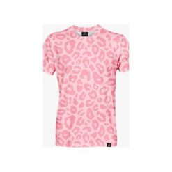 Leopard from Venus men's t-shirt. Różowe t-shirty męskie marki Mars from venus, s, bez wzorów, bez kołnierzyka. Za 101,40 zł.