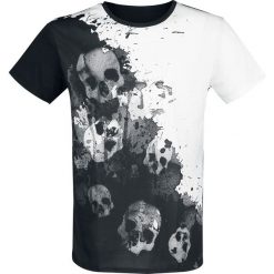 Outer Vision Dripping Skulls T-Shirt biały/czarny. Białe t-shirty męskie marki Outer Vision, xl. Za 121,90 zł.