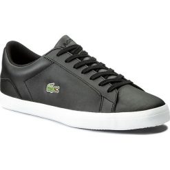 Sneakersy LACOSTE - Lerond Bl 1 Cam 7-33CAM1032024 Blk. Czarne sneakersy męskie Lacoste, na co dzień, bez wzorów, ze skóry ekologicznej, bez zapięcia. W wyprzedaży za 339,99 zł.