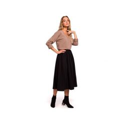 M466 Plisowana spódnica midi. Niebieskie spódniczki damskie Moe, xxl, bez wzorów, midi. Za 139,00 zł.