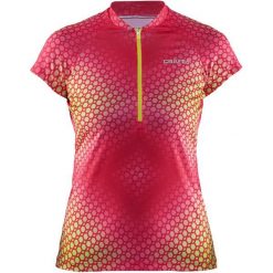 Craft Koszulka Rowerowa Velo Graphic Pink L. Różowe topy sportowe damskie Craft, l, bez wzorów, z materiału, bez kołnierzyka, bez rękawów, bez kaptura. Za 199,00 zł.