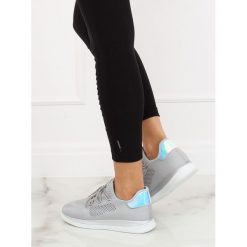Buty sportowe benzynowe szare B111-8 GREY. Szare buty sportowe damskie obuwie damskie, z tkaniny. Za 73,16 zł.