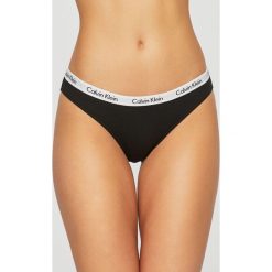 Calvin Klein Underwear - Figi (3-pack). Czarne majtki damskie Calvin Klein Underwear, xs, z dzianiny. W wyprzedaży za 119,90 zł.