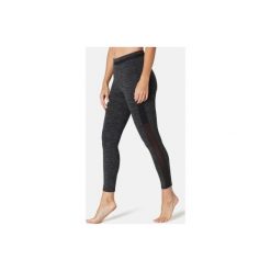 Legginsy 7/8 Slim Gym & Pilates 520 damskie. Szare legginsy sportowe damskie DOMYOS, m, z elastanu. Za 64,99 zł.