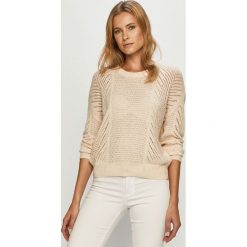 Only - Sweter. Żółte swetry damskie ONLY, s, bez wzorów, z bawełny, z długim rękawem, długie, bez kaptura. Za 119,90 zł.