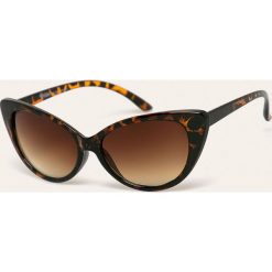 Answear - Okulary. Pomarańczowe okulary przeciwsłoneczne damskie ANSWEAR. Za 59,90 zł.