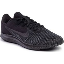 Buty NIKE - Downshifter 9 AQ7481 005 Black/Black//Anthracite. Czarne buty sportowe męskie Nike, z tworzywa sztucznego, bez zapięcia, do biegania, nike downshifter. W wyprzedaży za 199,00 zł.
