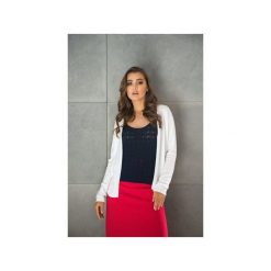 Damski Dzianinowy Top Ażur Granat. Niebieskie bluzki damskie Veva, s, w ażurowe wzory, z wiskozy. Za 209,00 zł.