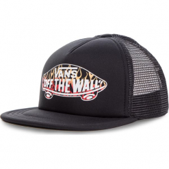 Czapka z daszkiem VANS - Classic Printed VN0A3HZSH31 Black/Flames. Czarne czapki męskie Vans, z materiału. Za 89,00 zł.