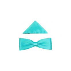 Jasnoturkusowa mucha slim B73. Muszki męskie Modini Moda Męska, na co dzień, bez wzorów, z tkaniny, eleganckie. Za 45,00 zł.