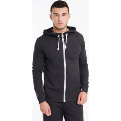 Bluza męska MF Dark Grey. Niebieskie bluzy męskie rozpinane marki Astratex, z materiału. Za 123,99 zł.