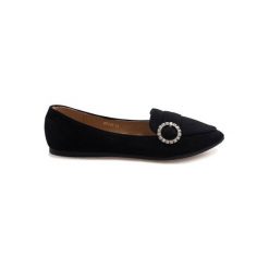 Czarne mokasyny balerinki DY-01. Czarne baleriny damskie ButyModne, eleganckie. Za 68,37 zł.
