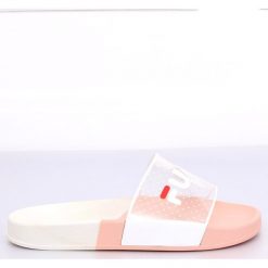 Klapki damskie różowe ZD807 Pink. Różowe klapki damskie ButyModne, w paski, z gumy, bez obcasa. Za 67,32 zł.