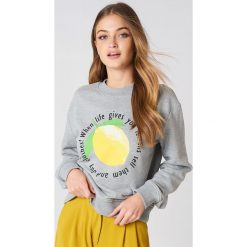 Bluzy rozpinane damskie: Rut&Circle Bluza Lemon - Grey