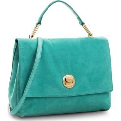 Torebki klasyczne damskie: Torebka COCCINELLE – BD1 Liya Suede E1 BD1 18 01 01 Turquoise/Torq 028