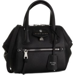 Torebka GUESS - Olivia (Ig) HWOLIG L9478 BLA. Czarne torebki klasyczne damskie Guess, z aplikacjami, ze skóry, klasyczne, duże, zdobione, bez dodatków. Za 889,00 zł.