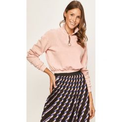 Tally Weijl - Bluza. Szare bluzy damskie TALLY WEIJL, s, bez wzorów, z bawełny, z krótkim rękawem, krótkie, bez kaptura. W wyprzedaży za 59,90 zł.