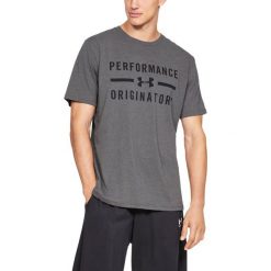 Under Armour Performance Originators Koszulka Szary. Szare podkoszulki męskie Under Armour, s, z haftami, z bawełny, z krótkim rękawem. Za 119,95 zł.