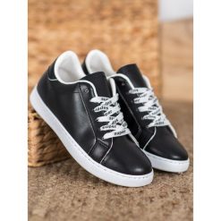 Buty sportowe super. Buty sportowe damskie SHELOVET, bez wzorów, ze skóry ekologicznej, sportowe. Za 52,90 zł.