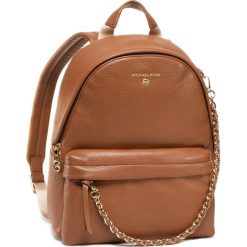 Plecak MICHAEL MICHAEL KORS - Slater 30T0G04B1L Luggage. Pomarańczowe plecaki damskie MICHAEL Michael Kors, bez wzorów, ze skóry. Za 1329,00 zł.