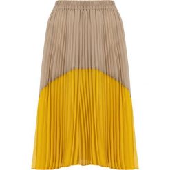 Spódnica plisowana Pepe Jeans PL900790. Żółte spódniczki damskie Pepe Jeans, xs, bez wzorów, z poliesteru, midi. W wyprzedaży za 209,00 zł.