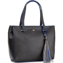 Torebki klasyczne damskie: Torebka CAVALLI CLASS – City Diva C73PWCNY0042B16 Black/Blue B16