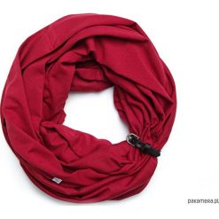 Ciepły KOMIN tuba szal bawełniany damski. Czerwone kominy damskie Pakamera, z bawełny. Za 79,00 zł.