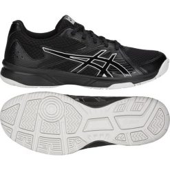 Buty do siatkówki Asics Upcourt 3 M 1071A019-001. Czarne buty sportowe męskie Asics, ze skóry, bez zapięcia, do siatkówki. W wyprzedaży za 259,00 zł.