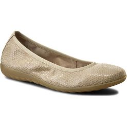 Baleriny CAPRICE - 9-22142-28 Beige Reptile 410. Brązowe baleriny damskie zamszowe Caprice. W wyprzedaży za 179,00 zł.
