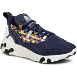 Buty NIKE - React Sertu AT5301 400 Blackened Blue/Black. Niebieskie półbuty damskie Nike, ze skóry. W wyprzedaży za 469,00 zł.