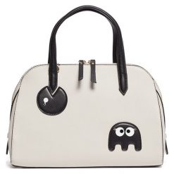 Torebki klasyczne damskie: Torebka w kolorze białym - (S)32 x (W)22 x (G)12 cm