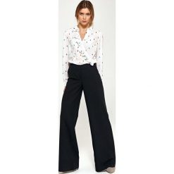 Czarne Eleganckie Spodnie Typu Plazzo. Czarne spodnie damskie Molly.pl, s. Za 129,90 zł.