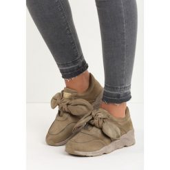 Khaki Buty Sportowe Umbrella. Brązowe buty sportowe damskie marki Born2be. Za 59,99 zł.