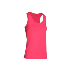Top fitness MY TOP damski. Czerwone topy sportowe damskie DOMYOS, z elastanu. Za 14,99 zł.